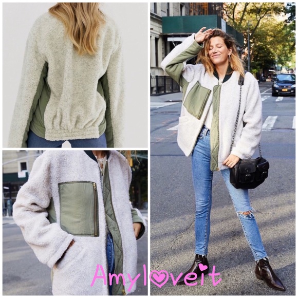 Free People Rivington Sherpa Jacket C 